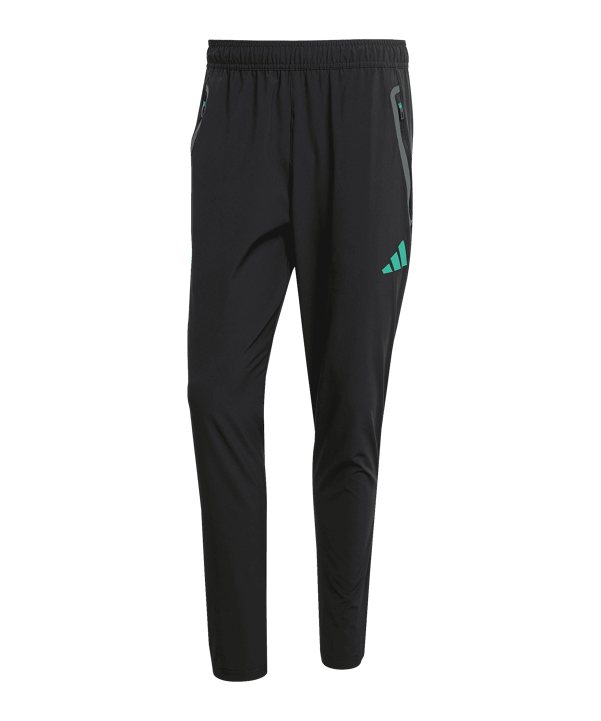 adidas Algeria Tiro 25 Competition Vis Tech Travel Pants Black - schwarz