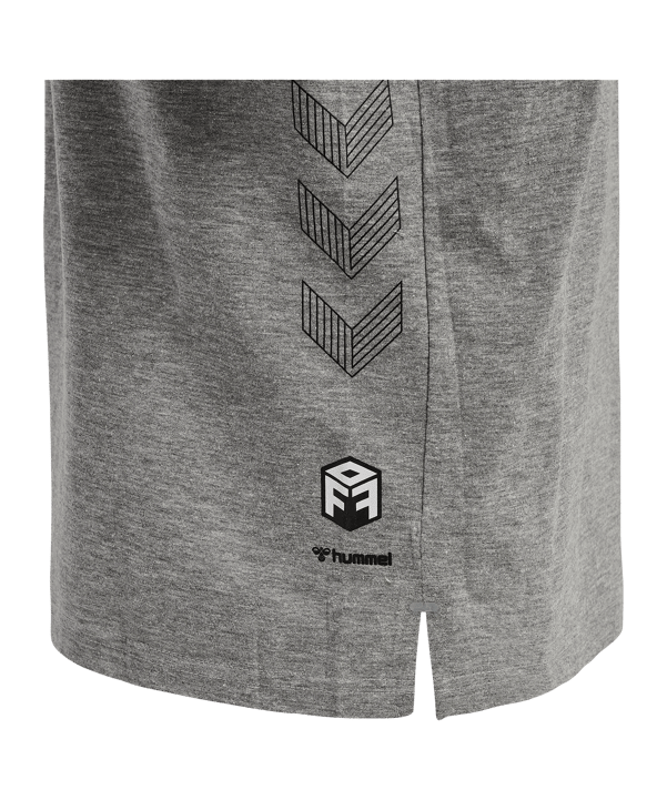 Hummel Move Grid T-Shirt Kids Grau F2006 - grau