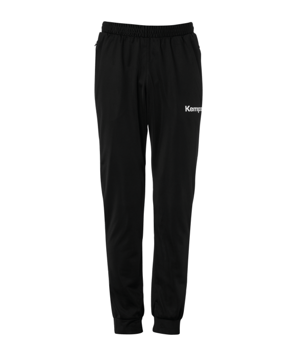 Kempa Lite Trainingshose Schwarz Weiss 01 - schwarz