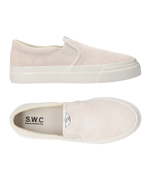 Stepney Lister Hairy Suede Damen Rosa - rosa
