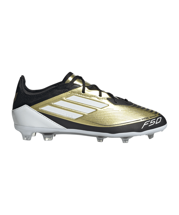 adidas F50 Elite FG Messi Triunfo Dorado Kids Gold Weiss - gold