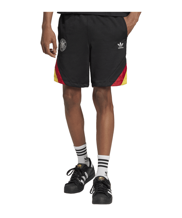 adidas Originals DFB Deutschland Short EM 2024 Schwarz - schwarz