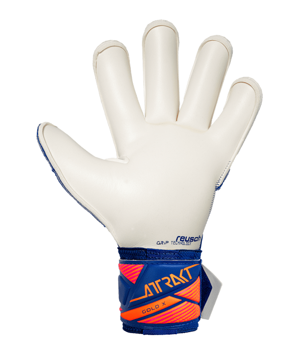 Reusch Attrakt Gold X Roll Finger Torwarthandschuhe Blau - blau
