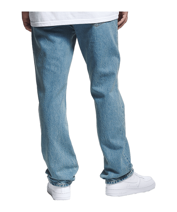 2Y Studios Gabrie Basic Straight Jeans Hose Blau - blau