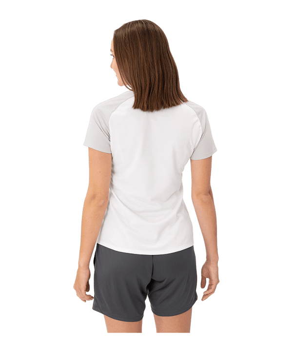 JAKO Iconic T-Shirt Damen Weiss Grau F016 - weiss