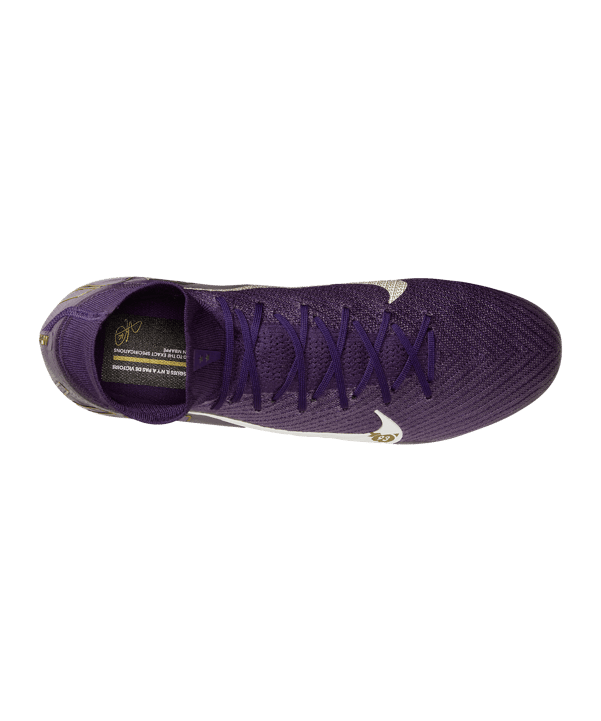 Nike Air Zoom Mercurial Superfly X Elite FG Kylian Mbappe Signature Lila F500 - lila