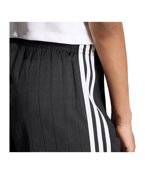 adidas Originals Pinstripe Firebird Short Damen Schwarz - schwarz