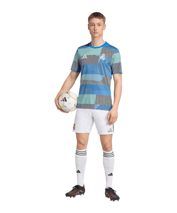 adidas Real Madrid Prematch T-Shirt 2025/2026 Blau - blau