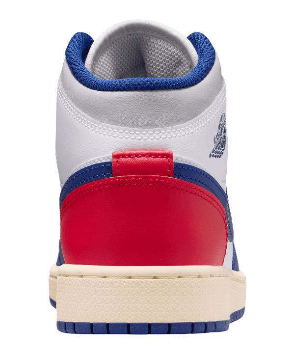 Nike Air Jordan 1 Mid Kids Weiß F102 - weiss