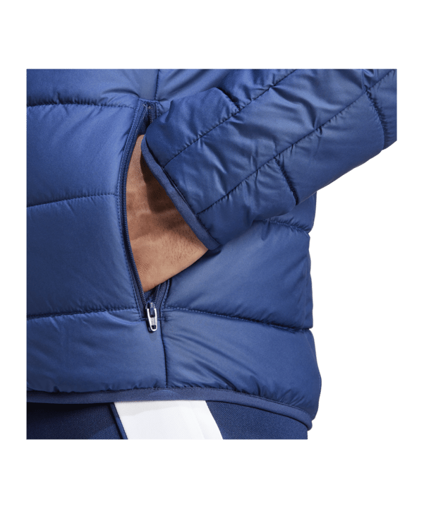 adidas Tiro 24 Winterjacke Blau Weiss - blau