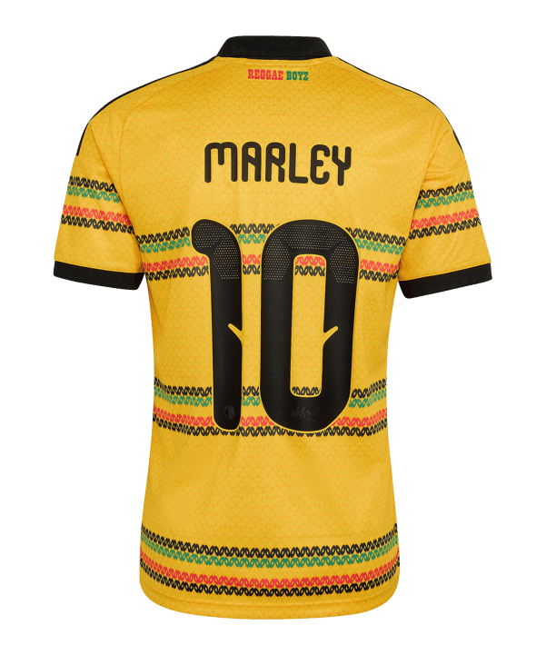 adidas JFF Jamaika Marley 10 Trikot Home WM 2026 Gelb - gelb