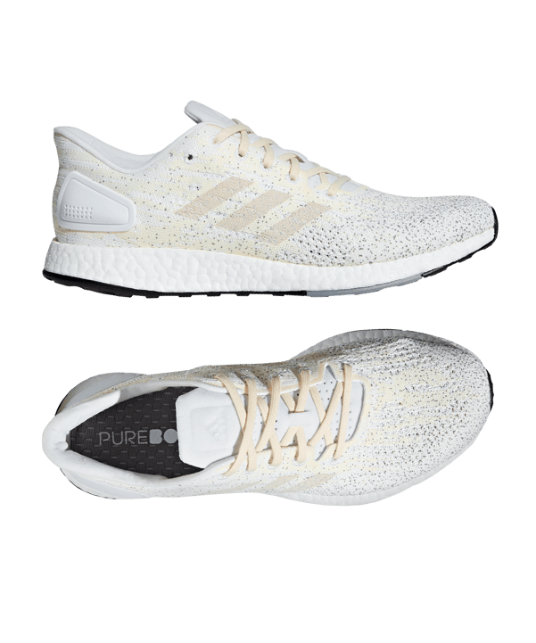 adidas Pure Boost DPR Running Weiss Grau - weiss