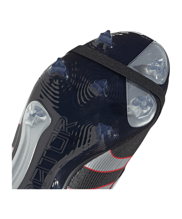 adidas Predator League FT FG/MG Obsidian Strike Schwarz - schwarz