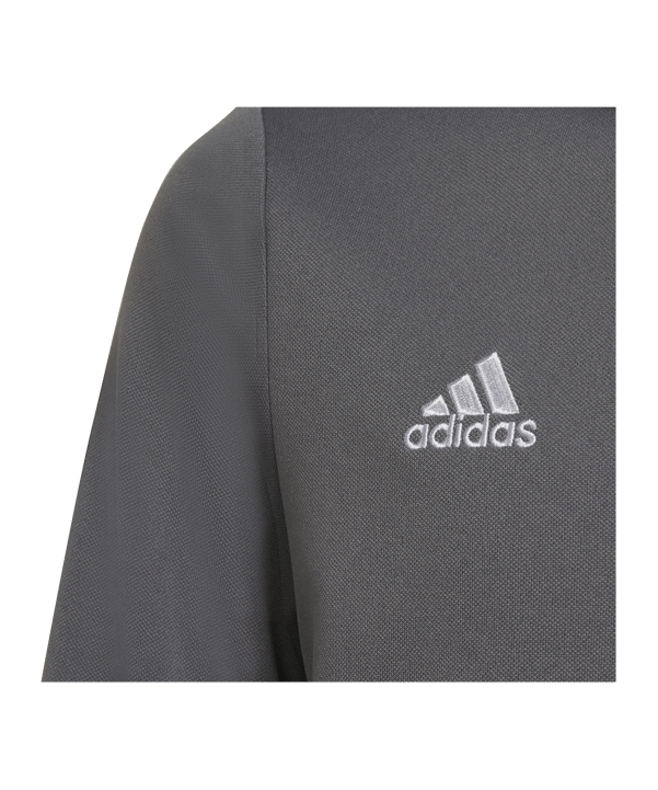 adidas Entrada 22 TK Trainingsjacke Kids Grau - grau