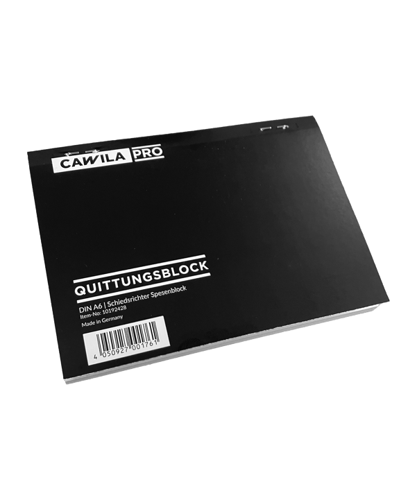 Cawila Schiedsrichter Spesen-Quittungsblock Weiss - weiss
