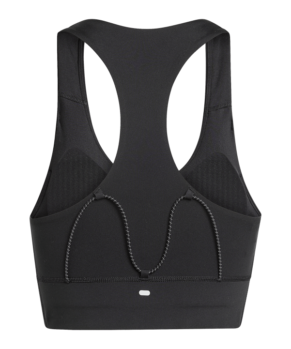 adidas ADI365 Running Pocket Medium Sport-BH Dames Zwart - zwart