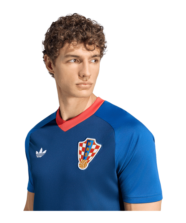 adidas Croazia Pre-Match Maglietta Away 2026 Blu - blu