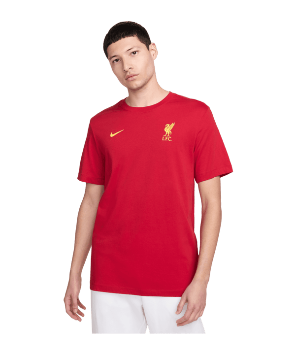 Nike FC Liverpool Club Essentials T-Shirt Rot F687 - rot