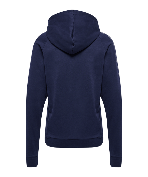 Hummel Move Grid Cotton Hoody Damen Blau F7026 - blau