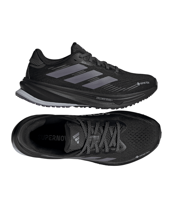 adidas Dames Supernova Rise Gtx Loopschoen Zwart - zwart
