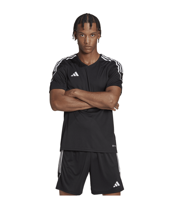 adidas Tiro 23 Trikot Schwarz Weiss - schwarz