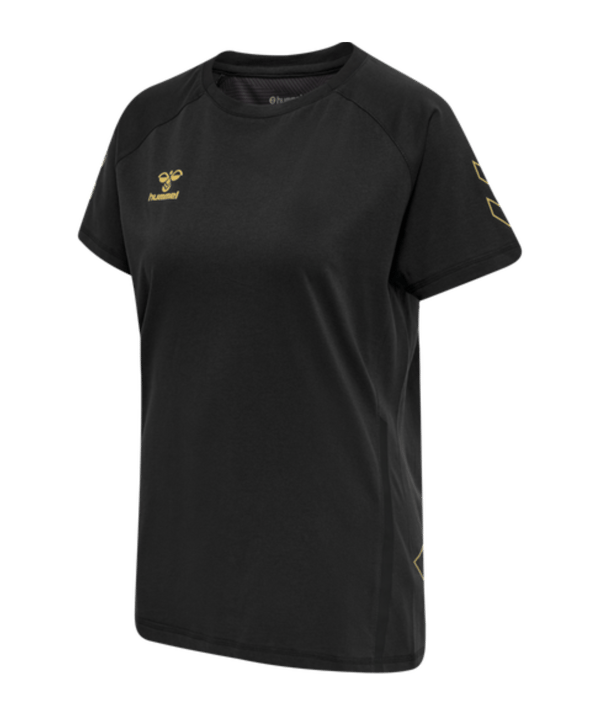 Hummel hmlCIMA XK T-Shirt Damen Schwarz F2001 - schwarz