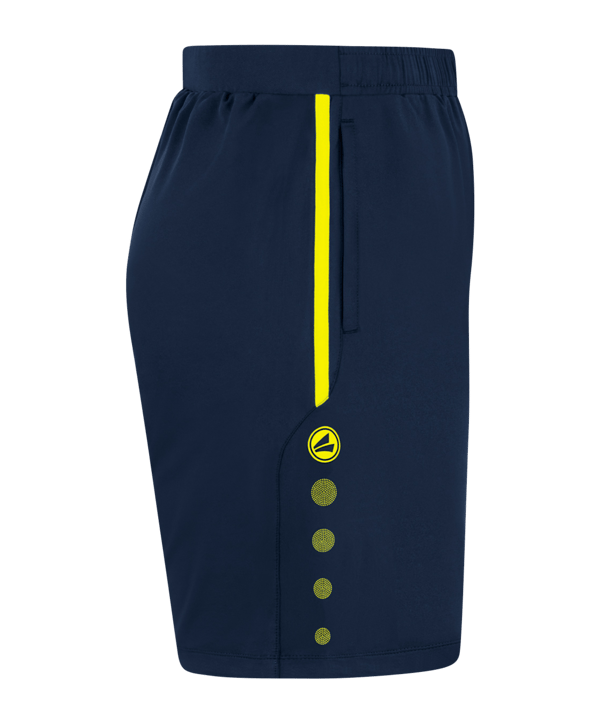 JAKO Allround Trainingsshort Blau Gelb F904 - blau