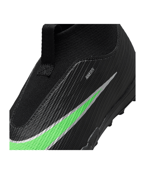 Nike Jr. Air Zoom Mercurial Superfly XI Academy High TF Shadow Kinderen Zwart K001 - zwart