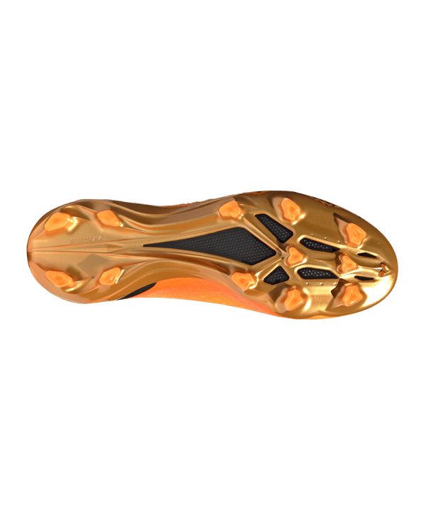 adidas X Speedportal+ FG Heatspawn Orange Gold Schwarz - orange