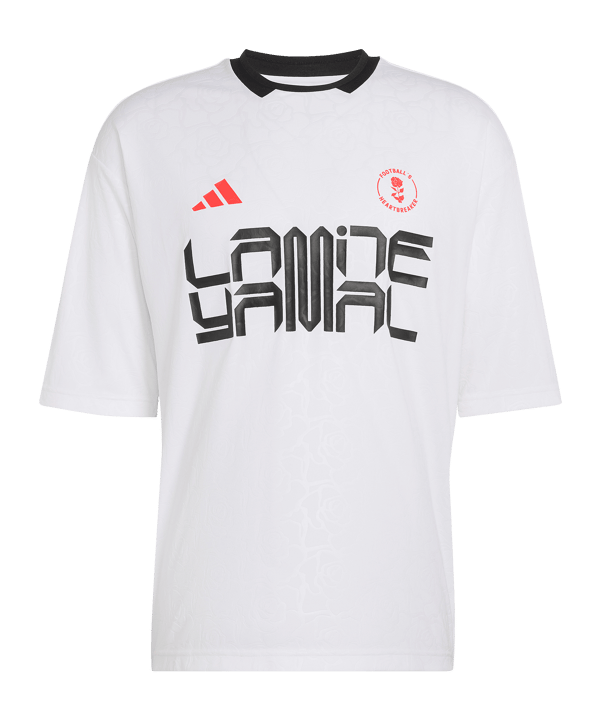 adidas Lamine Yamal Trainingsshirt Weiß - weiss