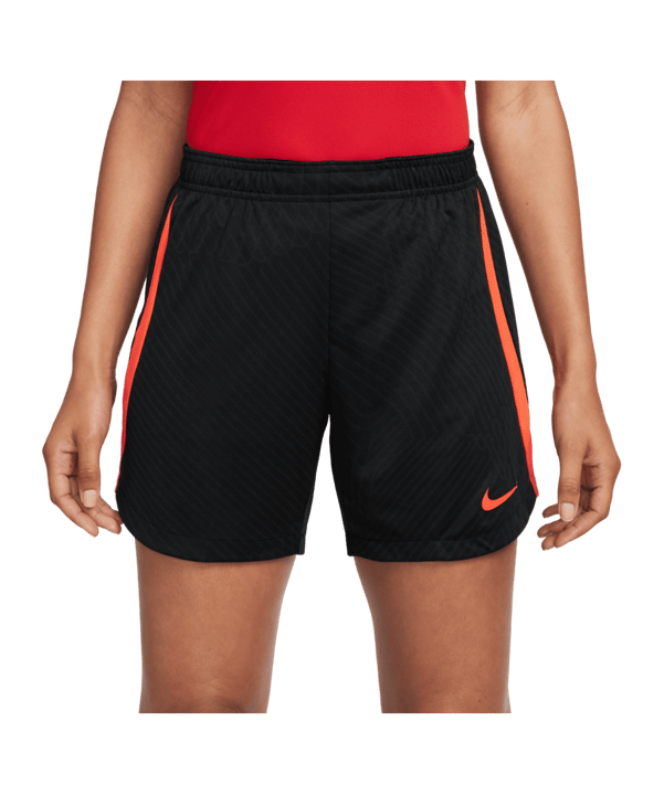 Nike Strike Short Damen Schwarz Rot F013 - schwarz
