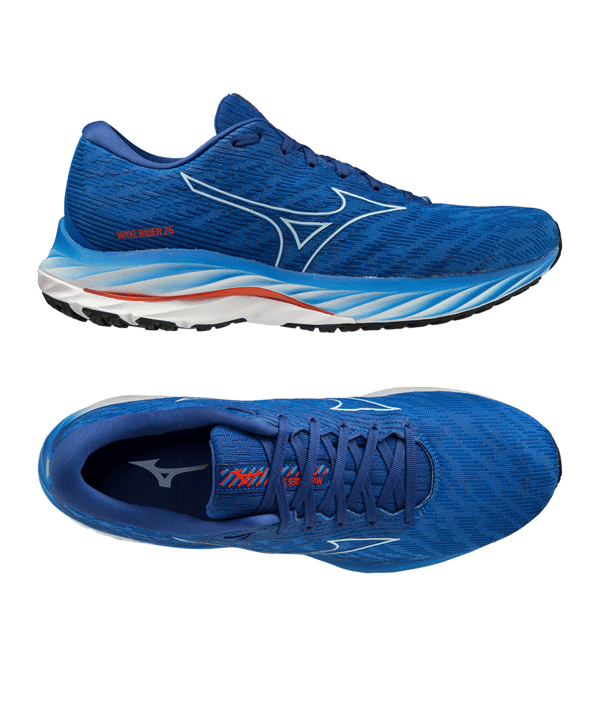 Mizuno Wave Rider 26 Blau F05 Laufschuh - blau