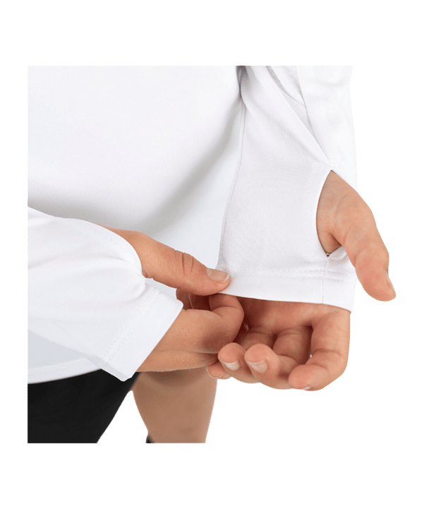 JAKO ZipTop Light Flow Sweatshirt Kids Weiß F0 - weiss