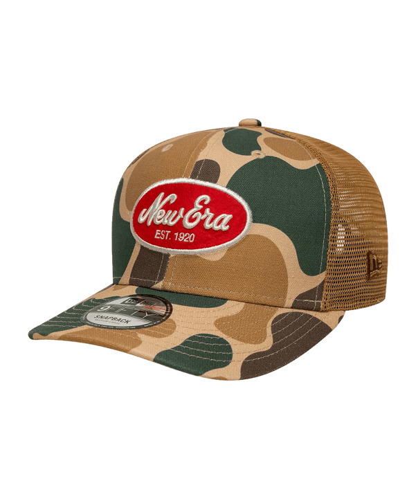 New Era Duck Camo 9Fifty Trucker Capuchon Beige - beige