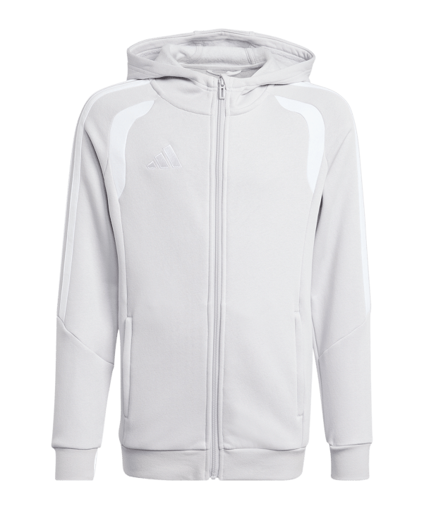 adidas Tiro 26 League Kapuzenjacke Kids Grau - grau