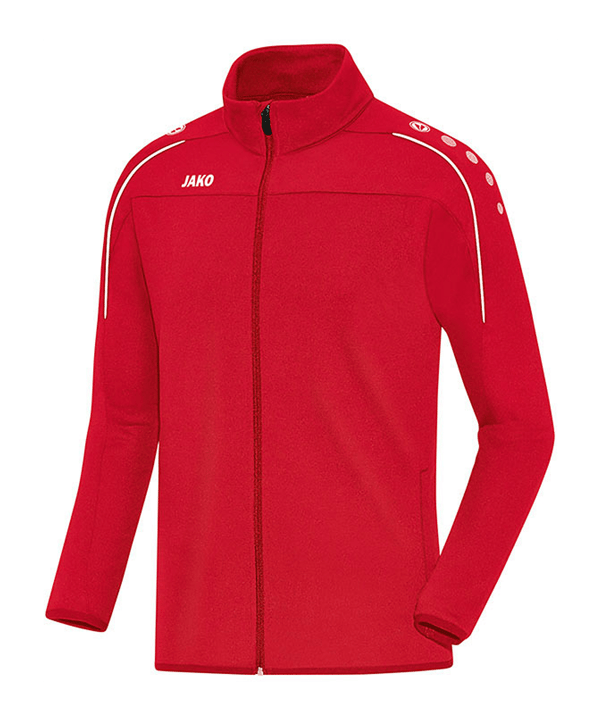 JAKO Classico Trainingsjacke Rot Weiss F01