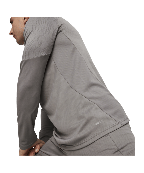 PUMA teamFINAL Training 1/4 Zip Sweatshirt F13 - grau