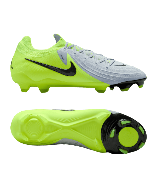 Nike Phantom GX II Pro FG Mad Voltage Silber Schwarz F003 - silber