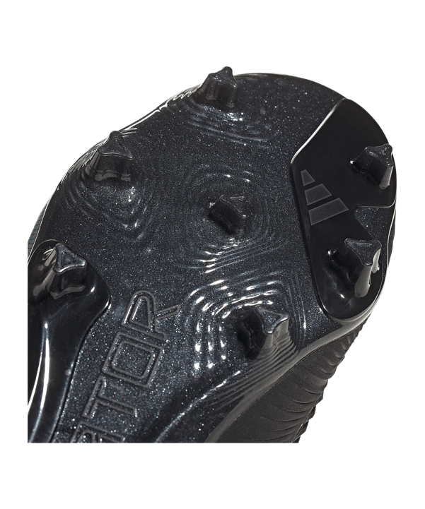 adidas Predator Elite FG Dark Spark Kids Schwarz Grau - schwarz