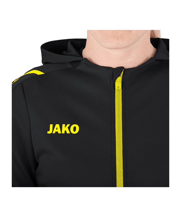 JAKO Challenge Trainingsjacke Damen Schwarz F803 - schwarz