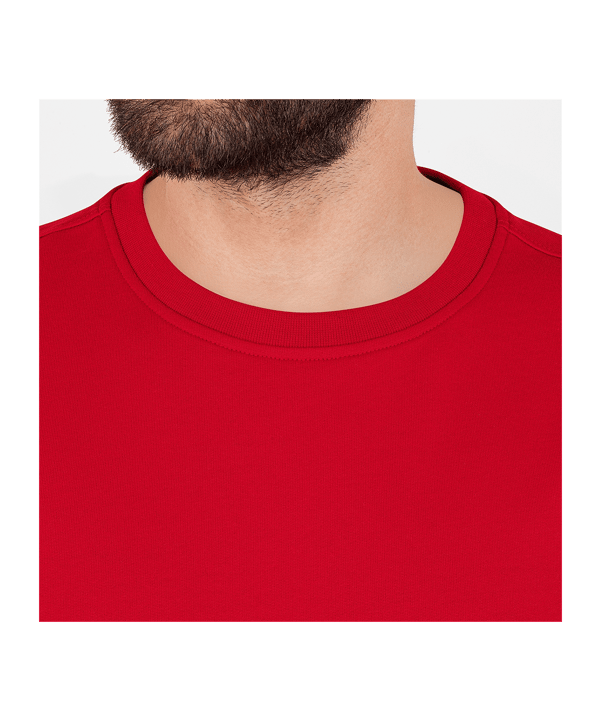 JAKO Doubletex Sweatshirt Rot F100 - rot