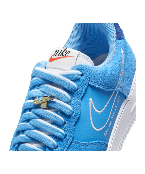Nike Air Force 1 Blau Weiss F400 - blau