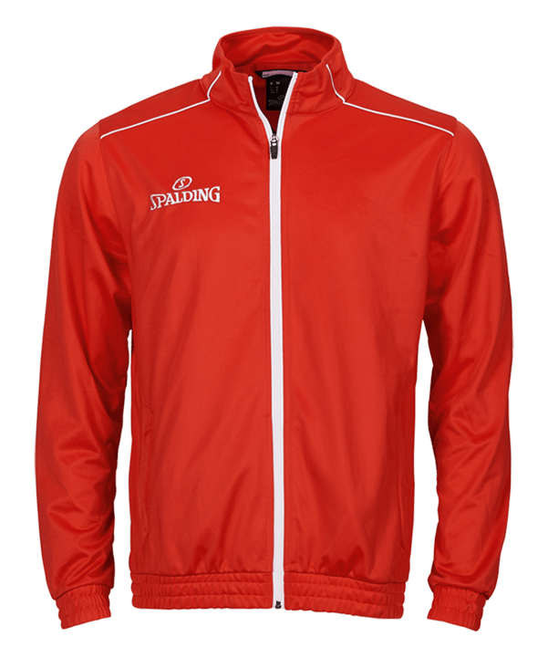 Spalding Team Warm Up Jacke Kids Rot F04 - schwarz