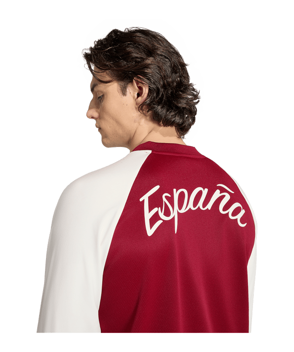 adidas FEF Spanien Prematch Sweatshirt WM 2026 Rot - rot