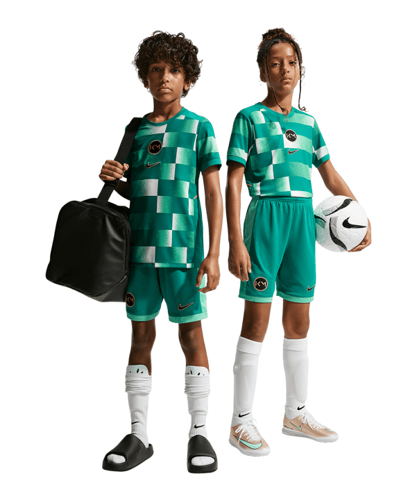Nike Academy Kylian Mbappe Short Kids Grün F389