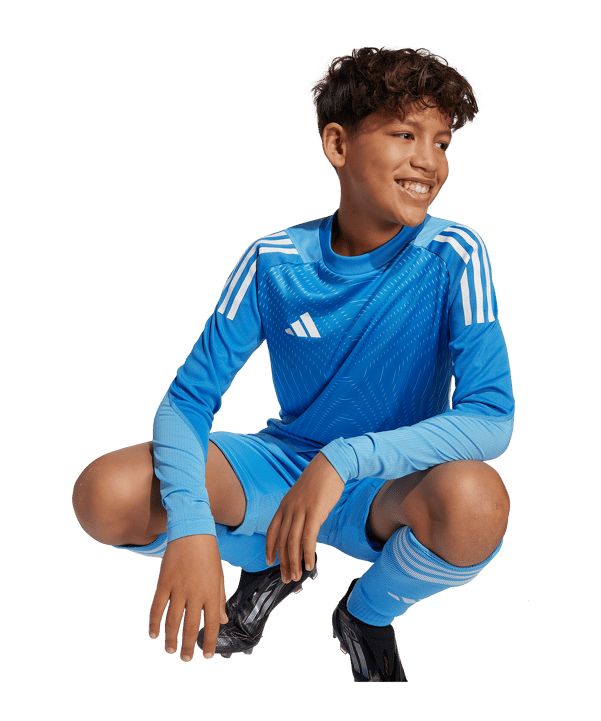 adidas Tiro 25 Pro Torwarttrikot Kids Blau - blau