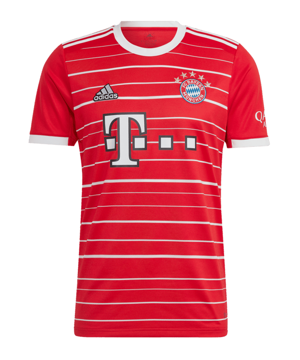adidas FC Bayern München Trikot Home 2022/2023 Rot Weiss - rot