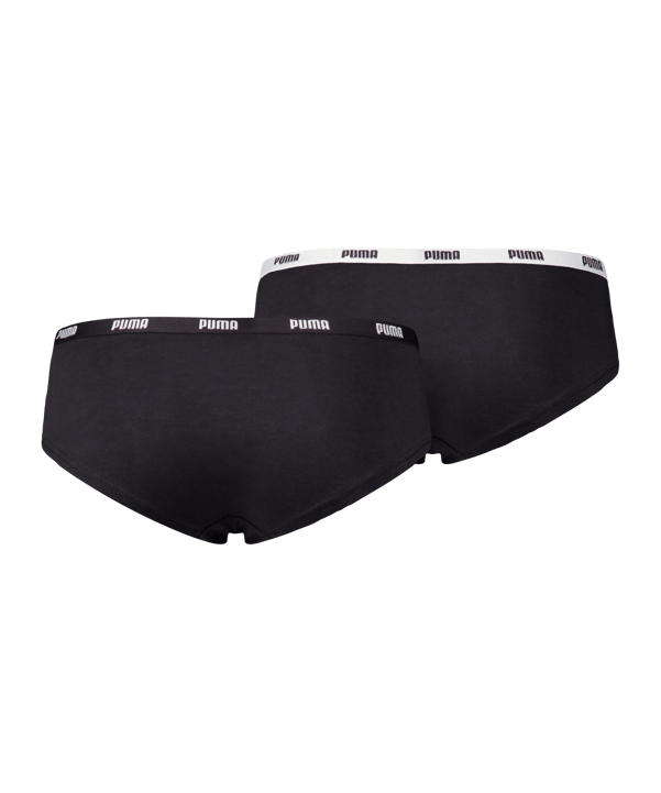 PUMA Iconic Hipster 2er Pack Damen Schwarz F200 - schwarz