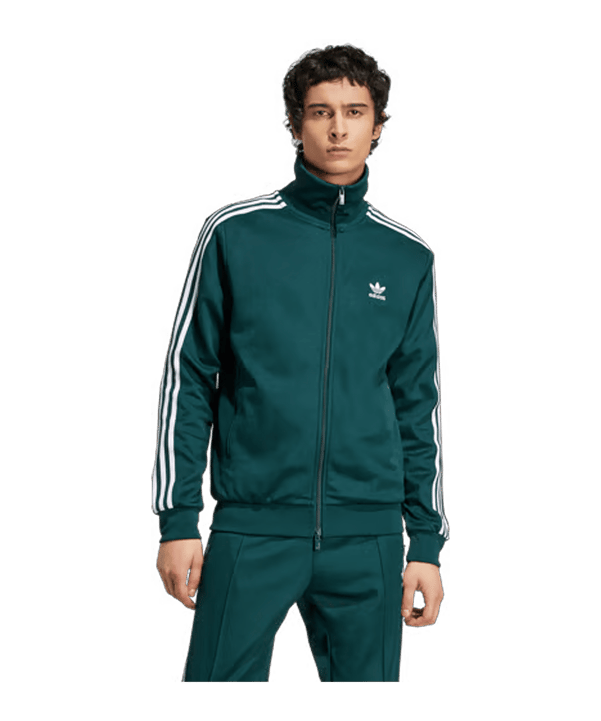adidas Originals Classic Track Top Jacke Grün - gruen