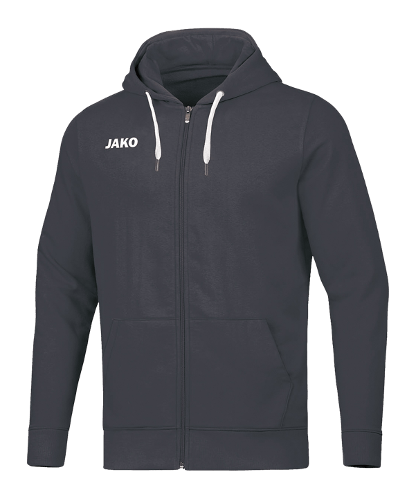 JAKO Base Veste à capuche Enfants Gris C021 - gris